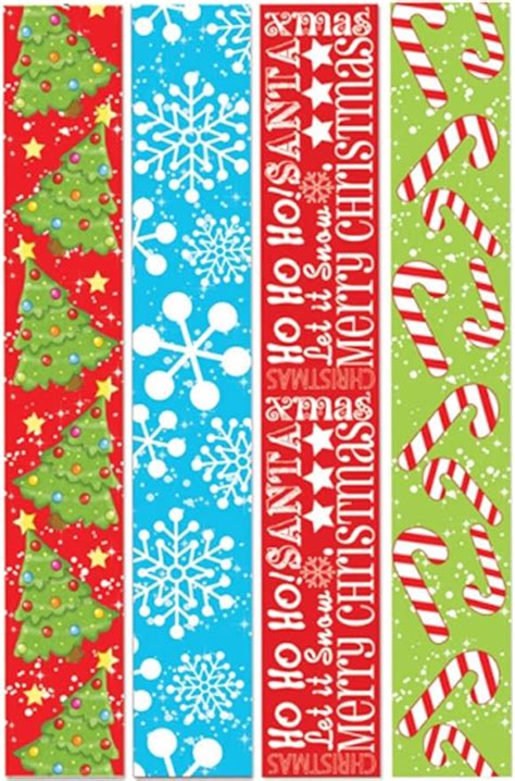 Printable Christmas Paper Chain Strips